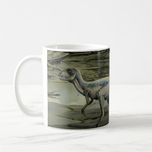 Vintage Dinosaurs a Cretaceous Hypsilophodon Coffee Mug