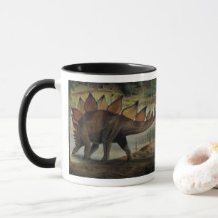 Vintage Dinosaurs, Stegosaurus, Tail with Spikes Mug