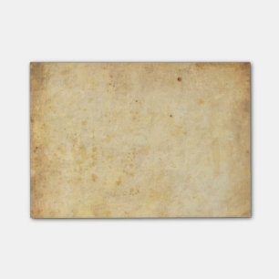 Vintage dirty parchment paper post-it notes