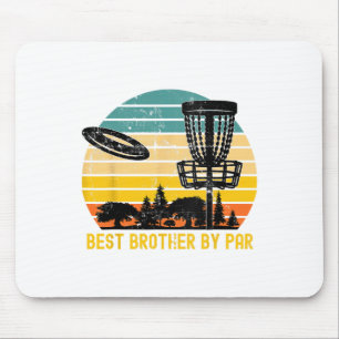 Vintage Disc Golf Brother - Best Brother By Par Di Mouse Pad