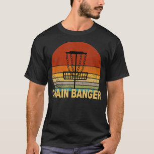 Vintage Disc Golf Dad Funny Chain Banger Basket T-Shirt