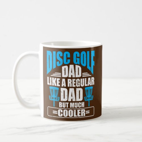 Vintage Disc Golf Dad Like Regular Dad Disc Golf Coffee Mug