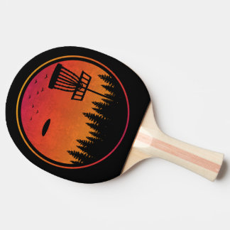 Vintage Disc Golf Frolf Frisbee Player Retro Ping Pong Paddle