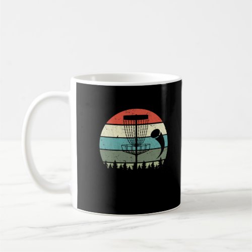 Vintage Disc Golfing Sport Frisbee Disc Golf Playe Coffee Mug