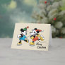Vintage Disney | Mickey & Minnie Ice Skating Holiday Card