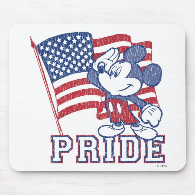 Vintage Disney's Mickey Mouse American Pride  Pad (Front)