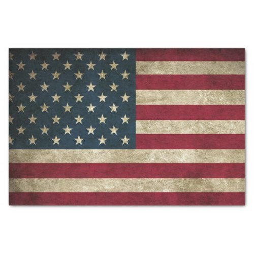 Vintage Distressed American Flag Tissue Paper