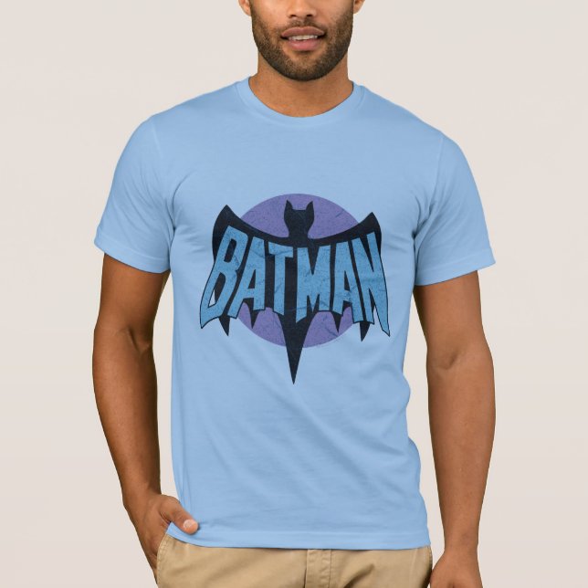 Vintage Distressed Bat Symbol T-Shirt (Front)