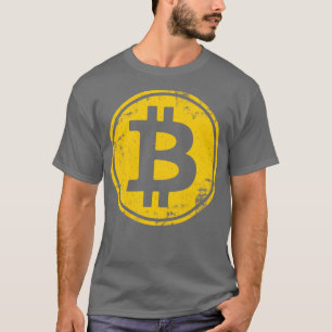 Vintage Distressed Bitcoin T-Shirt