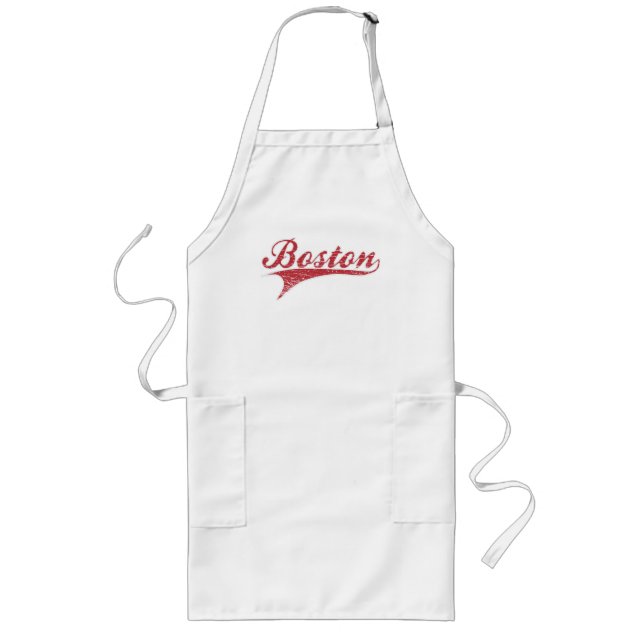 Vintage Distressed Boston Ballpark Apron (Front)