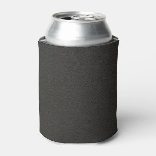 Vintage Distressed Cognac Leather Texture Can Cooler