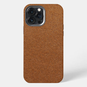 Vintage Distressed Cognac Leather Texture iPhone 13 Pro Max Case