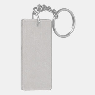 Vintage Distressed Cognac Leather Texture Keychain