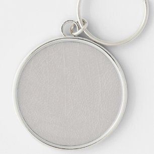 Vintage Distressed Cognac Leather Texture Keychain