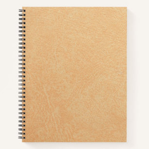 Vintage Distressed Cognac Leather Texture Notebook