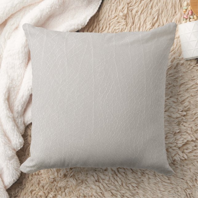 Vintage Distressed Cognac Leather Texture Throw Pillow (Blanket)