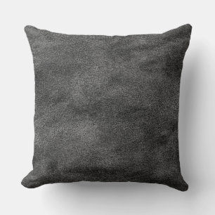 Vintage Distressed Cognac Leather Texture Throw Pillow