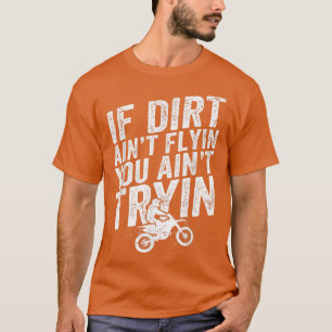Vintage Distressed Design Dirt Bike Motocross 1395 T-Shirt