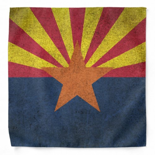 Vintage Distressed Flag of Arizona Bandana