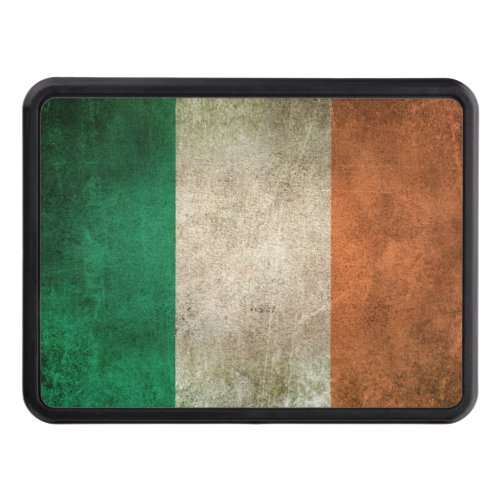 Vintage Distressed Flag of Ireland Hitch Cover