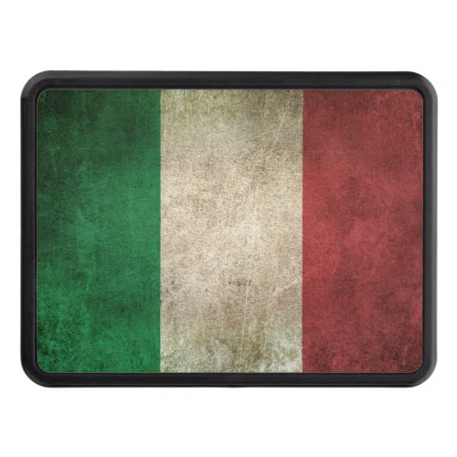 Vintage Distressed Flag of Italy Tow Hitch Cover