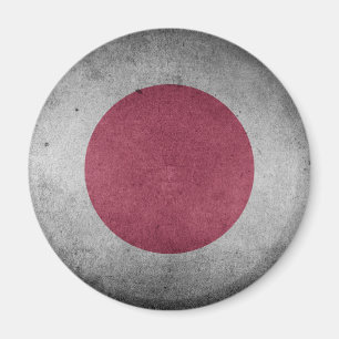 Vintage Distressed Flag of Japan Magnet