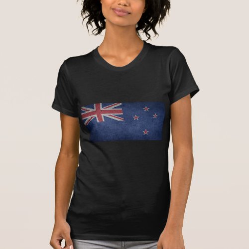 Vintage Distressed Flag of New Zealand T_Shirt