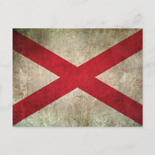 Vintage Distressed Flag of Northern Ireland Postcard