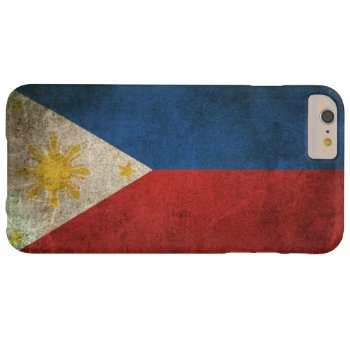 Vintage Distressed Flag Of The Philippines Barely There Iphone 6 Plus Case by UniqueFlags at Zazzle