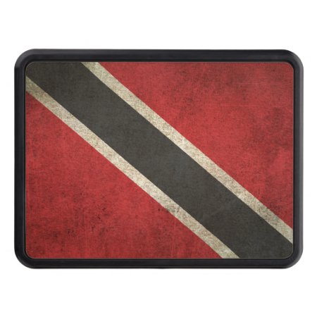 Vintage Distressed Flag Of Trinidad And Tobago Trailer Hitch Cover
