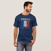 Vintage Distressed FREXIT Au Revoir Europe T Shirt