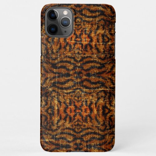 Vintage Distressed Grunge Tiger Animal Print iPhone 11Pro Max Case