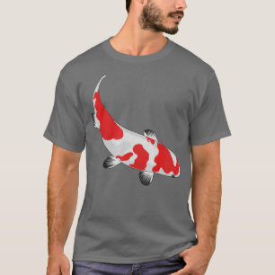 Vintage Distressed Kohaku Koi Fish T-Shirt