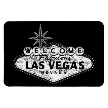 Vintage Distressed Las Vegas Sign Magnet by LaughingShirts at Zazzle