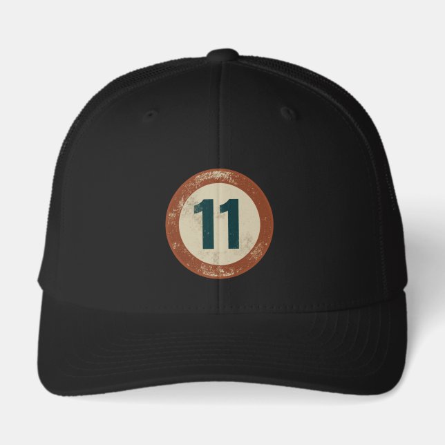 Vintage Distressed Number 11 (Front)