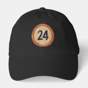 Vintage Distressed Number 24 Hat
