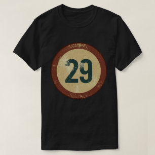 Vintage Distressed Number 29 T-Shirt