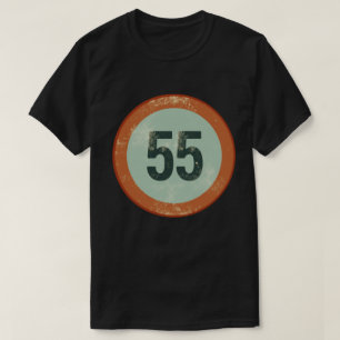Vintage Distressed Number 55 T-Shirt