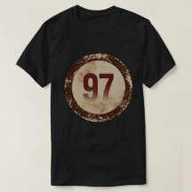 Vintage Distressed Number 97