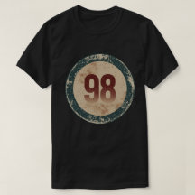 Vintage Distressed Number 98