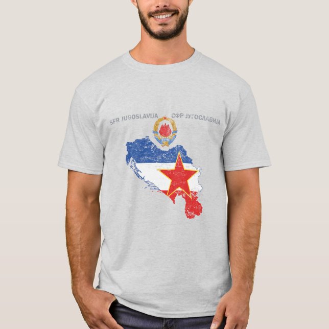 Vintage Distressed SFR Yugoslavia T-Shirt (Front)