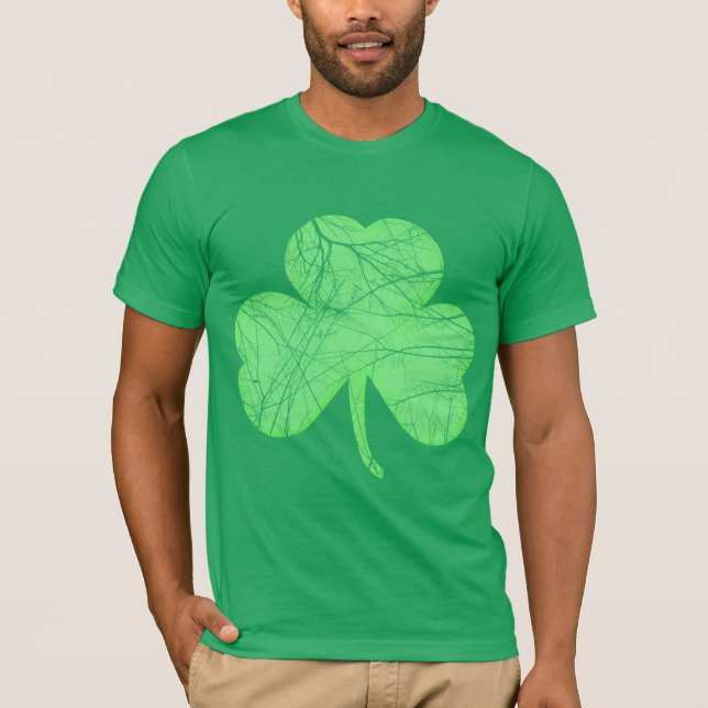 Vintage Distressed Shamrock T-Shirt (Front)