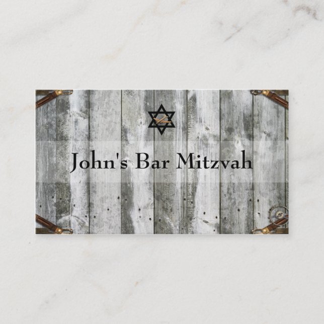 Vintage Distressed World Travel Place Cards (Front)