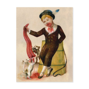 Vintage Disturbing Krampus Postcard