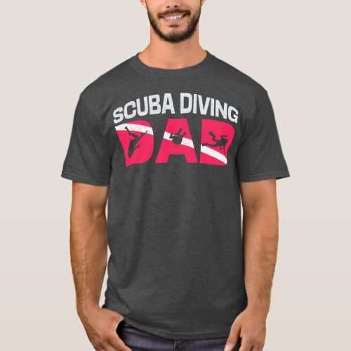 Vintage Diving Dad aparel Scuba Diving Dad T_Shirt