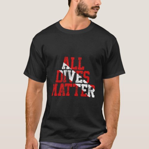 Vintage Diving Diver Station Vacation Scubadiving T_Shirt