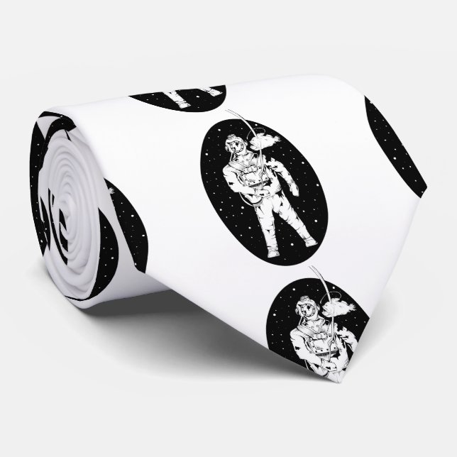 Vintage Diving suit Neck Tie (Rolled)