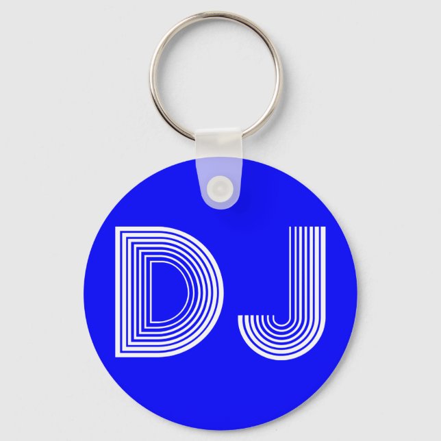 vintage DJ Keychain (Front)