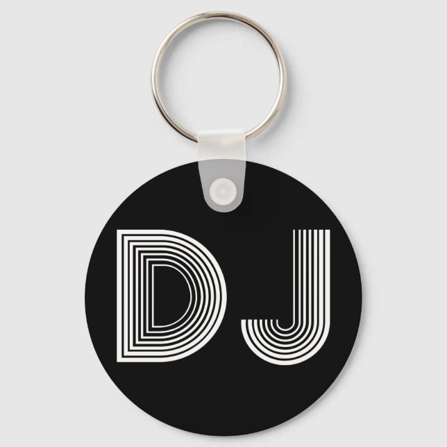 vintage DJ Keychain (Front)