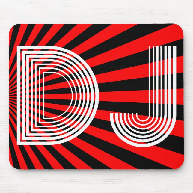 vintage DJ Mouse Pad (Front)